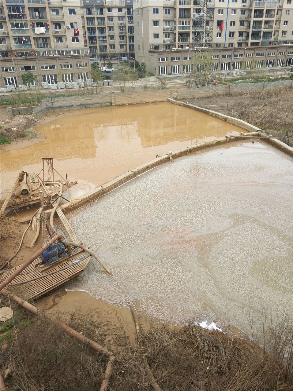 镇平沉淀池淤泥清理-厂区废水池淤泥清淤